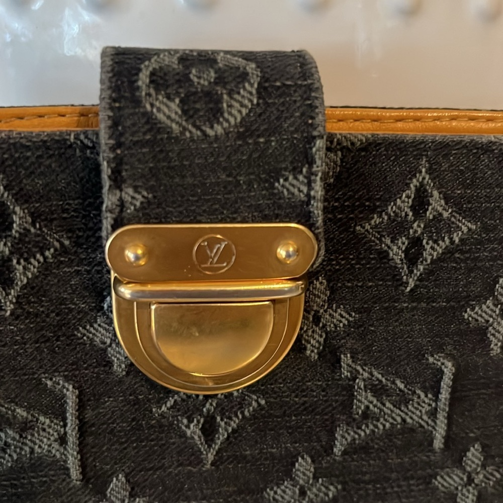 🦋RARE🦋Louis Vuitton Denim Monogram PM Agenda - Picture 3 of 11